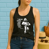 Feminist Joan Of Arc Am Not Afraid I Was Born Do This St. Womens Tank Top