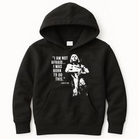 Feminist Joan Of Arc Am Not Afraid I Was Born Do This St. Kids Hoodie