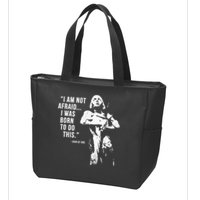 Feminist Joan Of Arc Am Not Afraid I Was Born Do This St. Zip Tote Bag