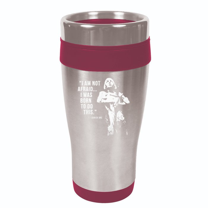 Feminist Joan Of Arc Am Not Afraid I Was Born Do This St. 16oz Travel Tumbler