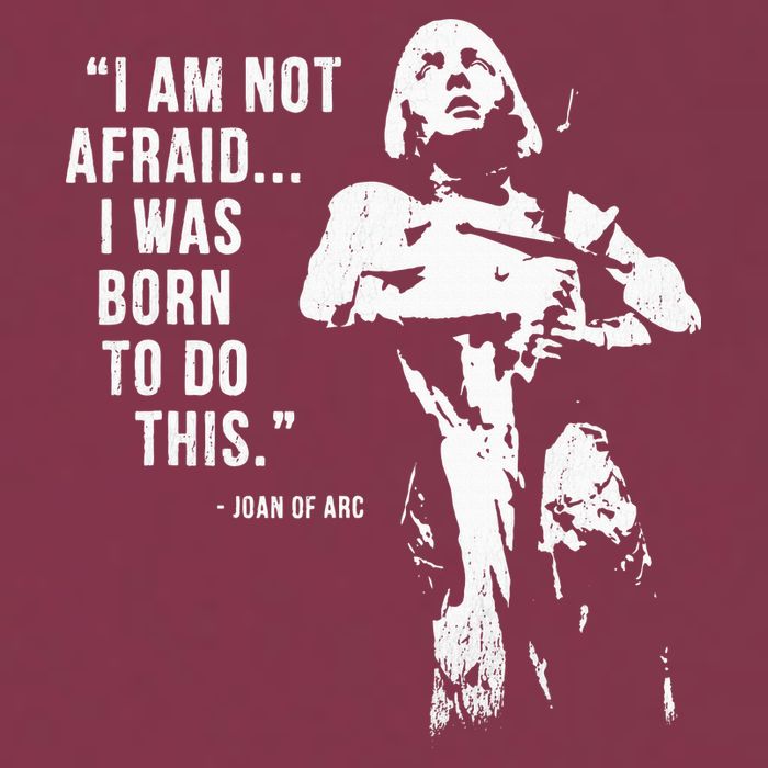 Feminist Joan Of Arc Am Not Afraid I Was Born Do This St. 16oz Travel Tumbler
