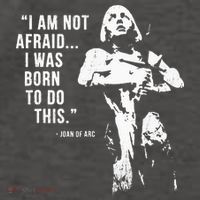 Feminist Joan Of Arc Am Not Afraid I Was Born Do This St. Vector Backpack