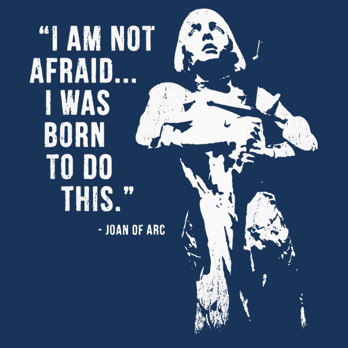 Feminist Joan Of Arc Am Not Afraid I Was Born Do This St. Infant Baby Jersey Bodysuit