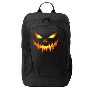 Funny Jack O Lantern Face Pumpkin Scary Halloween Gift City Backpack