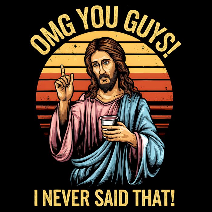 Funny Jesus Omg You Guys I Never Said That City Backpack