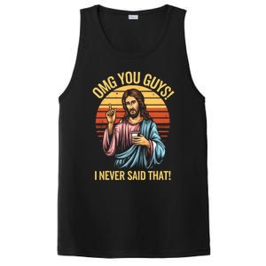 Funny Jesus Omg You Guys I Never Said That PosiCharge Competitor Tank