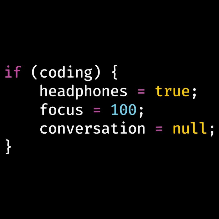 Funny Joke Programming If Coding Headphones Focus Coaster