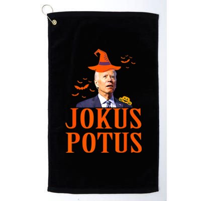 Funny Jokus Potus Halloween Biden Platinum Collection Golf Towel