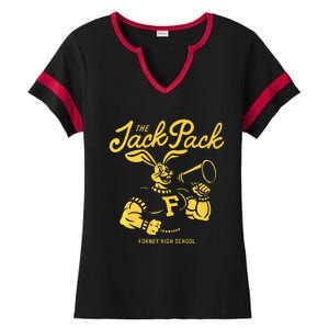 Fhs Jack Pack Ladies Halftime Notch Neck Tee