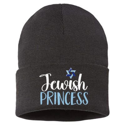 Funny Jewish Princess  Sustainable Knit Beanie