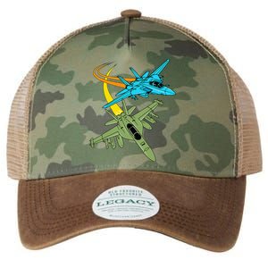 Fighter Jet Plane Future Pilot Aviation Airplanes Aircraft Legacy Tie Dye Trucker Hat