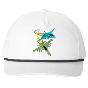 Fighter Jet Plane Future Pilot Aviation Airplanes Aircraft Snapback Five-Panel Rope Hat