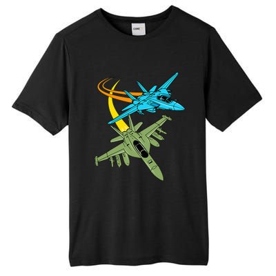 Fighter Jet Plane Future Pilot Aviation Airplanes Aircraft Tall Fusion ChromaSoft Performance T-Shirt