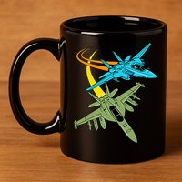 Fighter Jet Plane Future Pilot Aviation Airplanes Aircraft 11oz C Handle Ceramic Mug