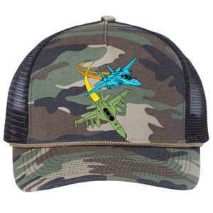 Fighter Jet Plane Future Pilot Aviation Airplanes Aircraft Retro Rope Trucker Hat Cap