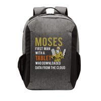 Funny Jewish Passover Moses Tablet Data Cloud Computing Vector Backpack