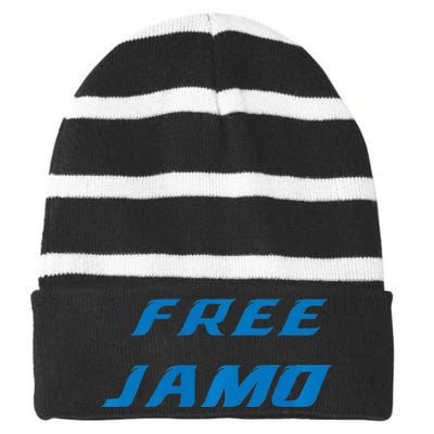 Free Jamo Premium Striped Beanie with Solid Band