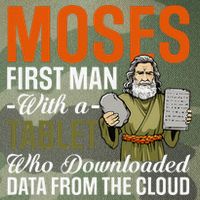 Funny Jewish Passover Moses Tablet Data Cloud Computing Pun Legacy Tie Dye Trucker Hat