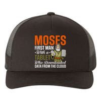 Funny Jewish Passover Moses Tablet Data Cloud Computing Pun Yupoong Adult 5-Panel Trucker Hat