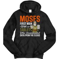 Funny Jewish Passover Moses Tablet Data Cloud Computing Pun Tie Dye Hoodie