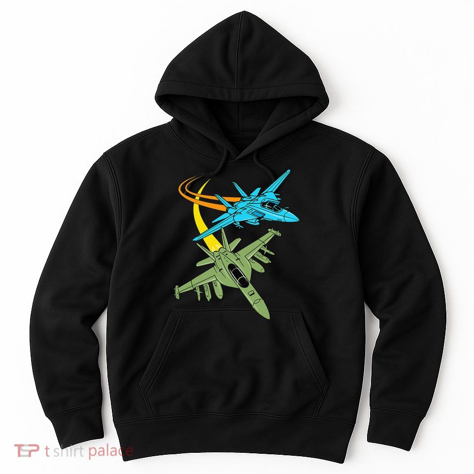 Fighter Jet Plane Future Pilot Aviation Airplanes Aircraft Hoodie
