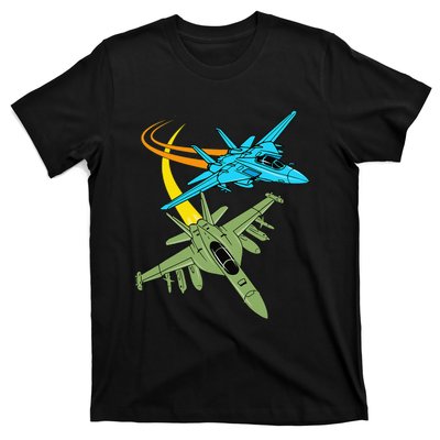 Fighter Jet Plane Future Pilot Aviation Airplanes Aircraft T-Shirt