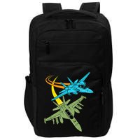 Fighter Jet Plane Future Pilot Aviation Airplanes Aircraft Impact Tech Backpack