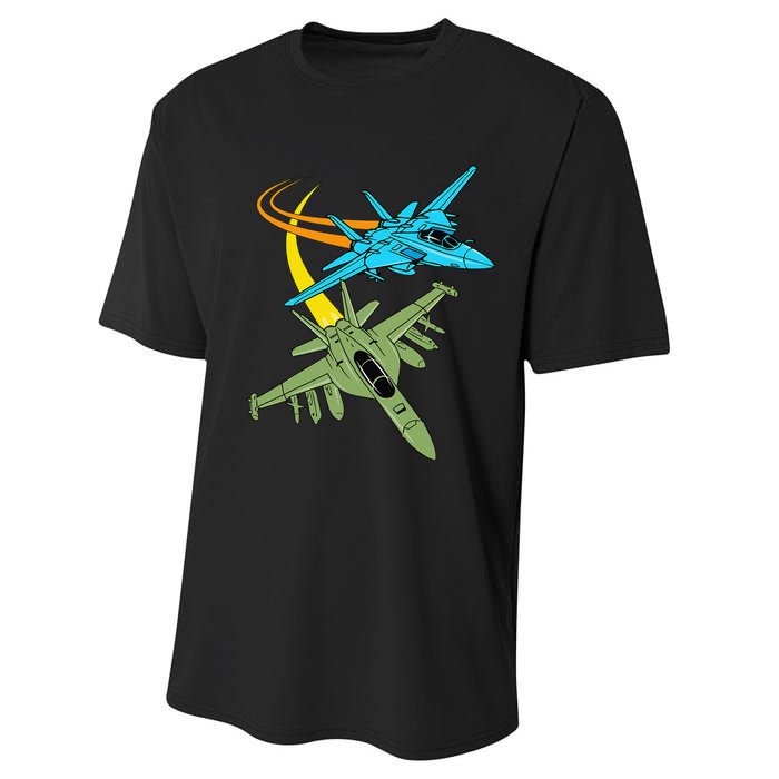 Fighter Jet Plane Future Pilot Aviation Airplanes Aircraft Performance Sprint T-Shirt