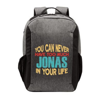 Funny Jonas Personalized First Name Joke Item Vector Backpack