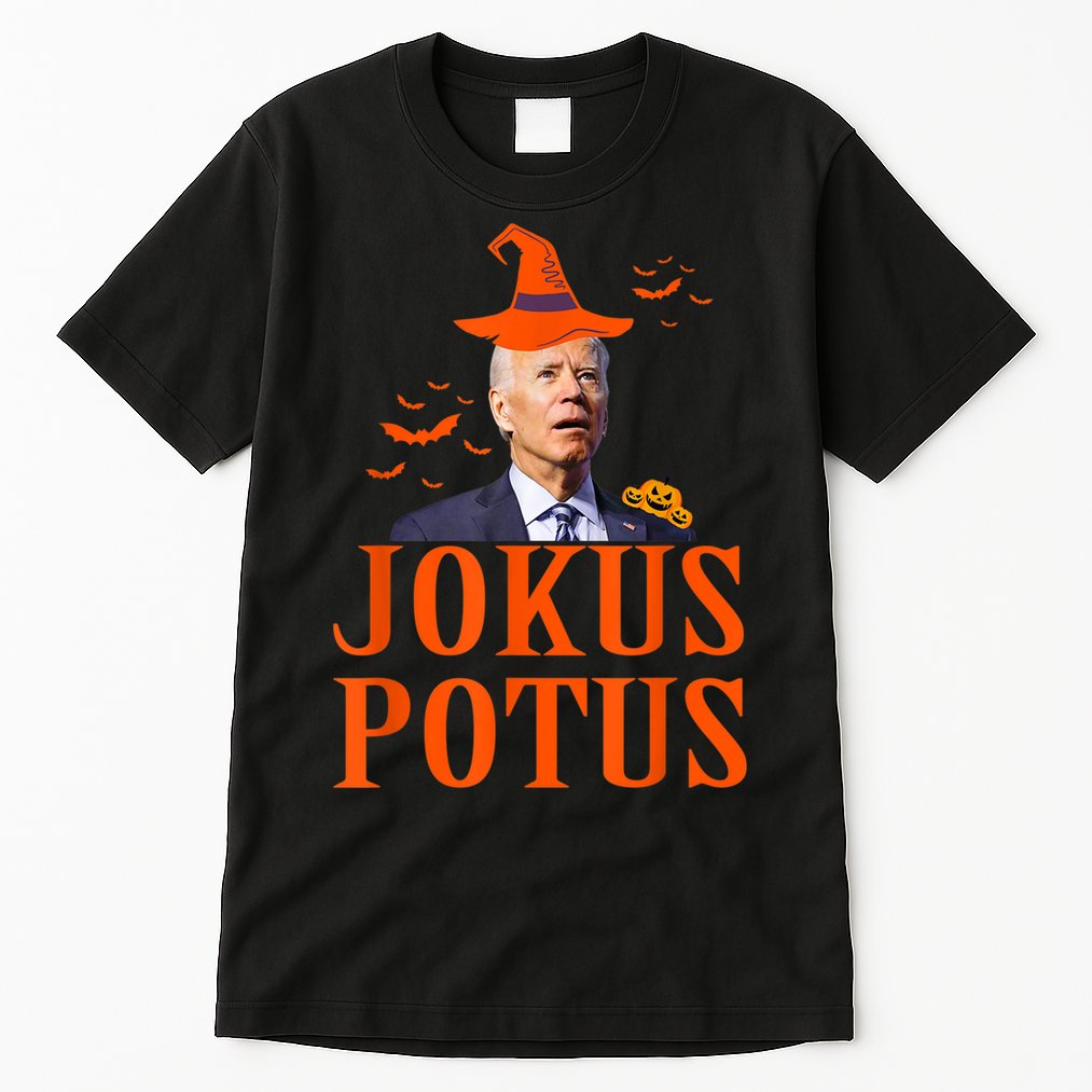 Funny Jokus Potus Halloween Biden Apparel Tall T-Shirt