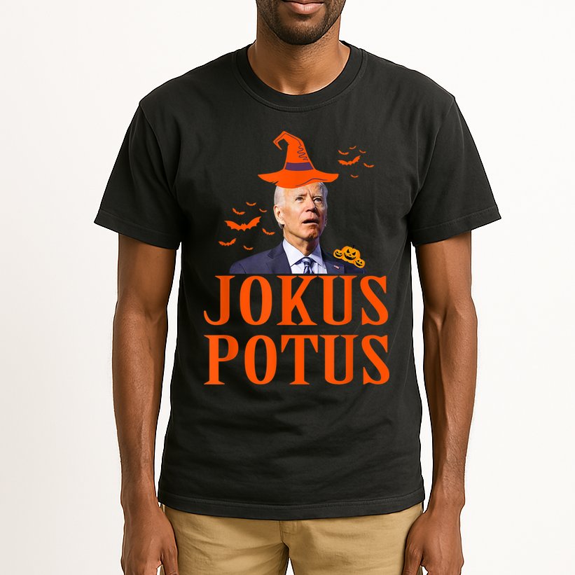 Funny Jokus Potus Halloween Biden Apparel Tall T-Shirt