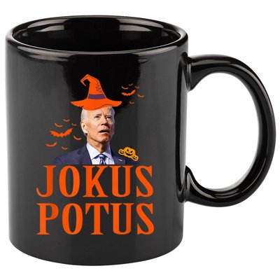 Funny Jokus Potus Halloween Biden Apparel 11oz C Handle Ceramic Mug