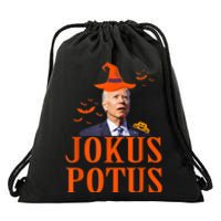 Funny Jokus Potus Halloween Biden Apparel Drawstring Bag