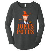 Funny Jokus Potus Halloween Biden Apparel Women's Perfect Tri Tunic Long Sleeve Shirt