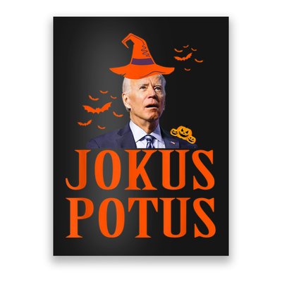 Funny Jokus Potus Halloween Biden Apparel Poster