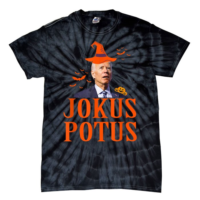 Funny Jokus Potus Halloween Biden Apparel Tie-Dye T-Shirt