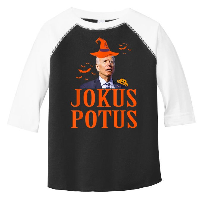 Funny Jokus Potus Halloween Biden Apparel Toddler Fine Jersey T-Shirt