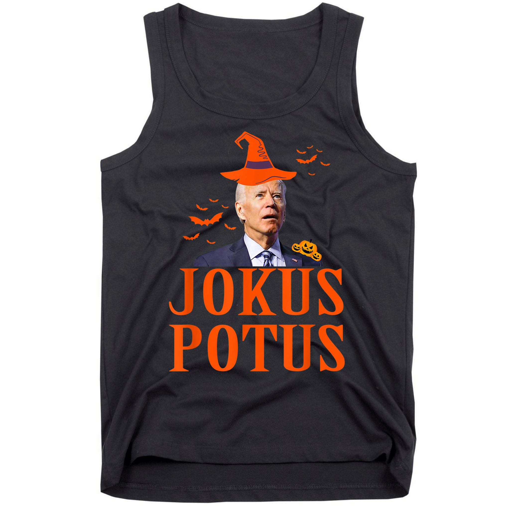 Funny Jokus Potus Halloween Biden Apparel Tank Top