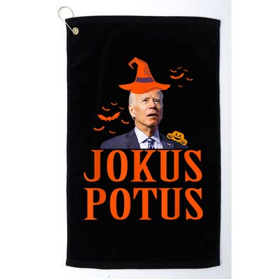 Funny Jokus Potus Halloween Biden Apparel Golf Towel