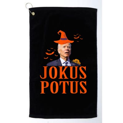 Funny Jokus Potus Halloween Biden Apparel Platinum Collection Golf Towel