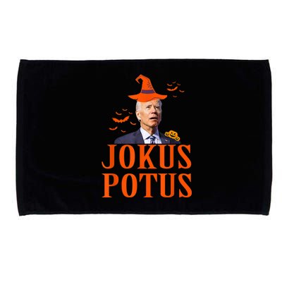 Funny Jokus Potus Halloween Biden Apparel Microfiber Hand Towel