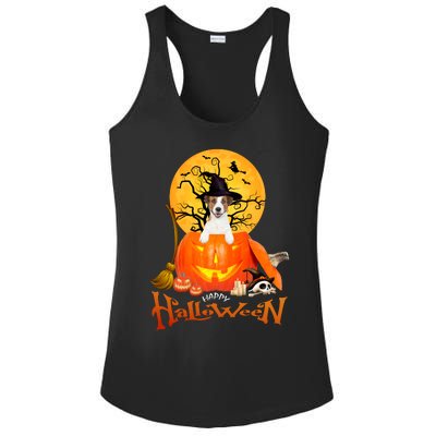 Funny Jack Russell Spooky Halloween Ladies PosiCharge Competitor Racerback Tank