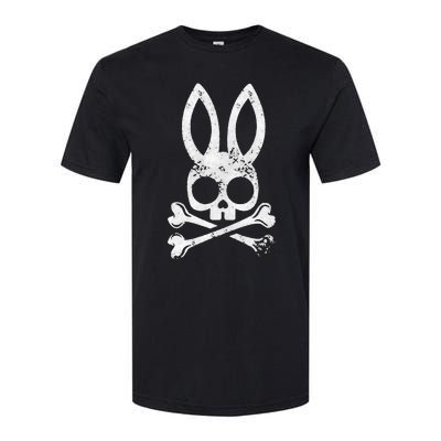 Funny Jolly Roger Bunny Skull Crossbones Egg Hunt Easter Day Softstyle® CVC T-Shirt