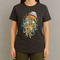 Funny Jellyfish Ramen Bowl T-Shirt