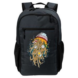 Funny Jellyfish Ramen Bowl Daily Commute Backpack