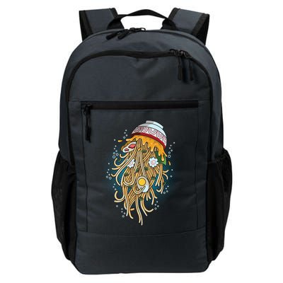 Funny Jellyfish Ramen Bowl Backpack