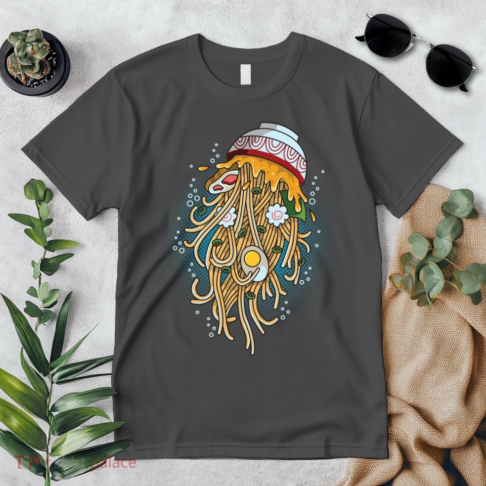 Funny Jellyfish Ramen Bowl Premium T-Shirt