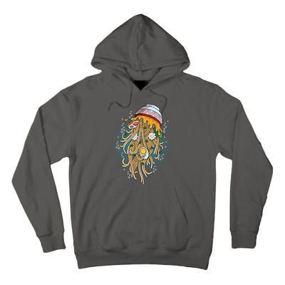 Funny Jellyfish Ramen Bowl Tall Hoodie