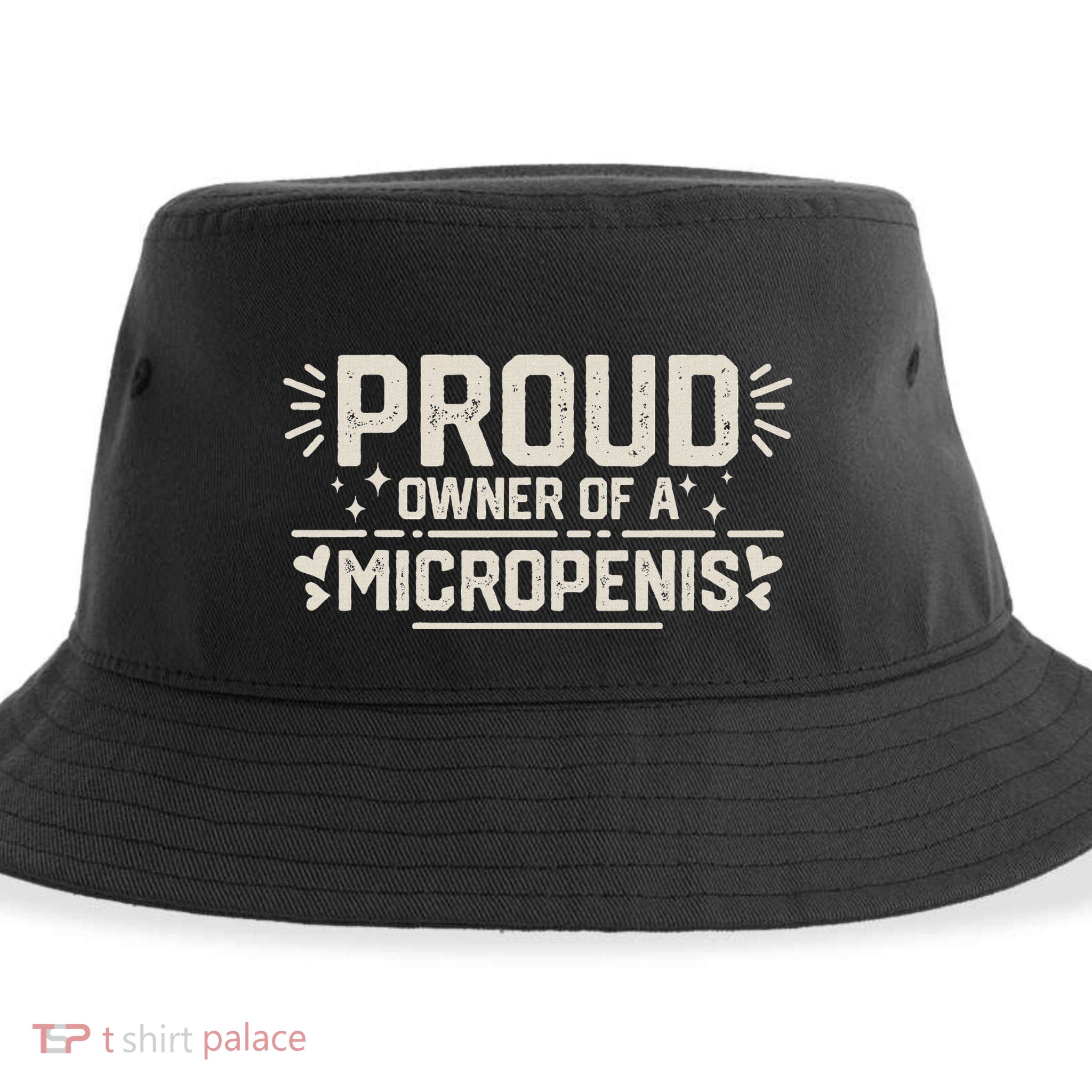 Funny Joke Rude Proud Owner Of A Micropenis Bachelor Party Sustainable Bucket Hat