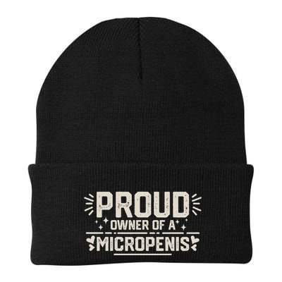 Funny Joke Rude Proud Owner Of A Micropenis Bachelor Party Beanie